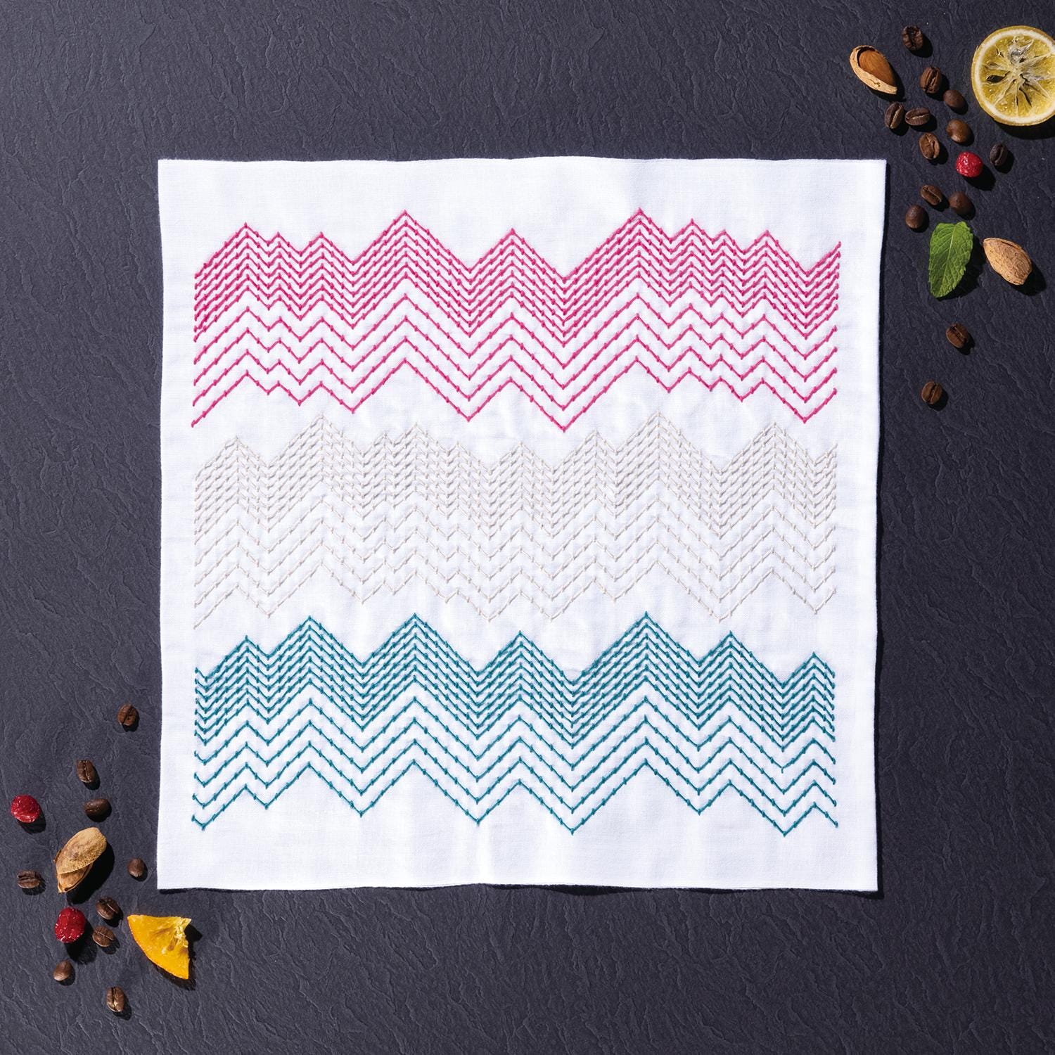 Sampler Cloth Sashiko Sampler Cloth, Peaks - Etsy