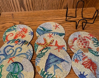 Diamond Painting Coasters - 8 per set