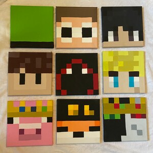 Sapnap Minecraft Head Etsy