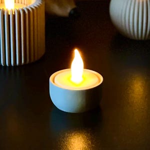 Stylish LED tealight holder in an elegant design