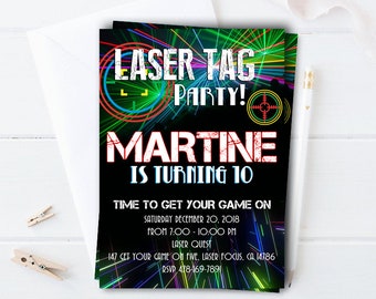 Boy Laser Invitation Etsy