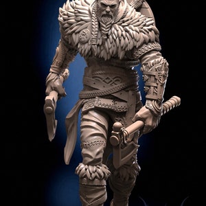 Eigor the Viking Warrior - Berserker - Dragun Studios - 32mm Printed Miniatures - Ideal for Tabletop RPGs - D&D - Pathfinder