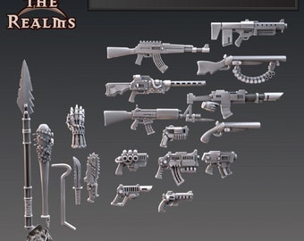 Weapons Pack - Stargrave - Sci-Fi War Games - Across The Realms