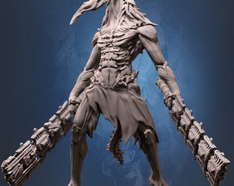 Screaming Bagot - Wendigo Cultist - Dragun Studios - 32mm Printed Miniatures - Ideal for Tabletop RPGs - D&D - Pathfinder