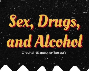Drugs and Sex - Etsy