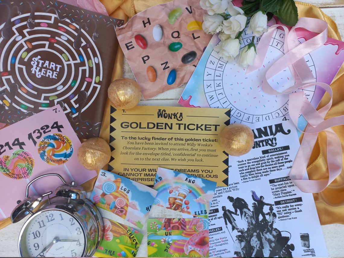 Chocolate Factory Escape Room Candy Chocolate Escape Room Etsy