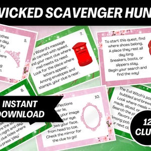 Wicked Party Pack Wicked Escape Room Kit Wicked Scavenger Hunt Game Wicked Party Pack Wicked Escape Room Kit Wicked Scavenger Hunt Game