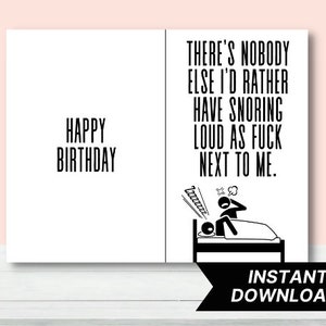 Carte d’anniversaire de relation de couple - Carte d’anniversaire drôle, Carte d’anniversaire humoristique, Carte d’anniversaire pour lui, Carte d’anniversaire pour elle, Idées de fête