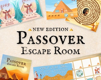 2024 Passover Escape Room, Passover Escape Room Game, Instant Download Passover Escape Room