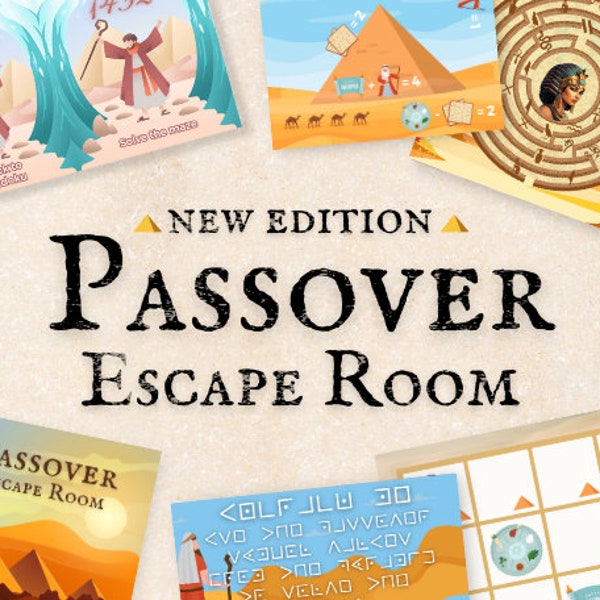 2024 Passover Escape Room, Passover Escape Room Game, Instant Download Passover Escape Room