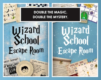 Trollkarlsskolans Escape Room Duo: Magisk spelkväll (digital nedladdning)