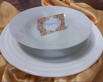 Passover Seder Place Cards: DIY Name Tags (Digital Download)