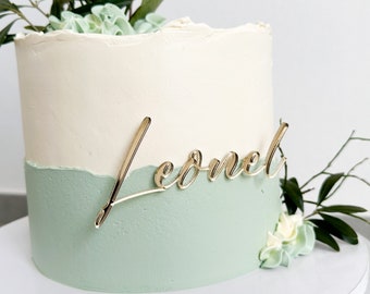 Cake Charm, kleiner Schriftzug Torte