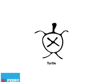 Petroglifo de tortuga puertorriqueña SVG: Archivos de corte de símbolos taínos y boricuas