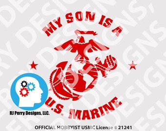 My Son is a Marine - Etsy