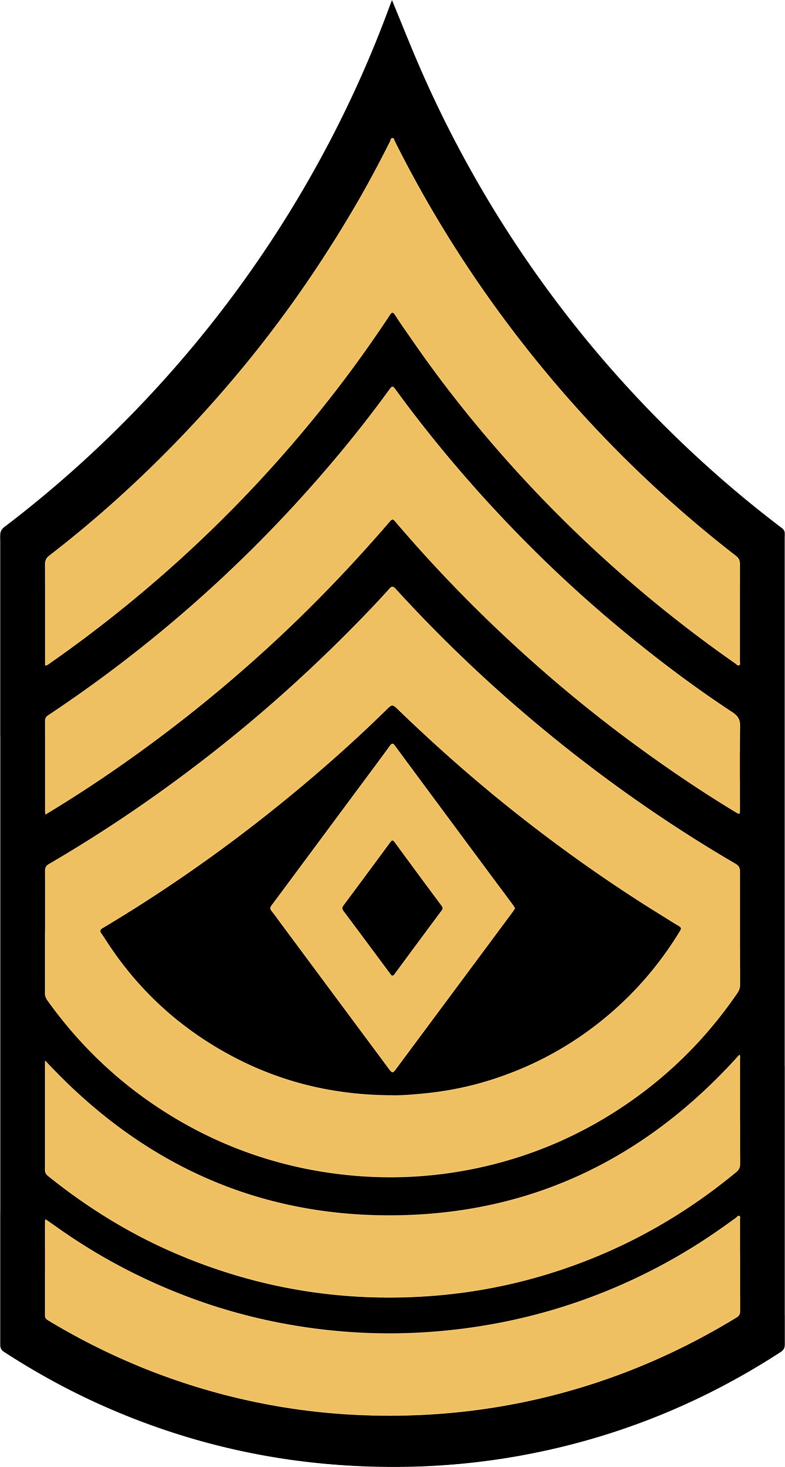 Us army e 8 rank first sergeant vinyl decal full color etsy
