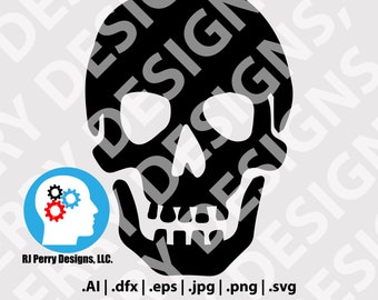 Archivo de corte SVG de calavera / Símbolo pirata (Descarga digital)