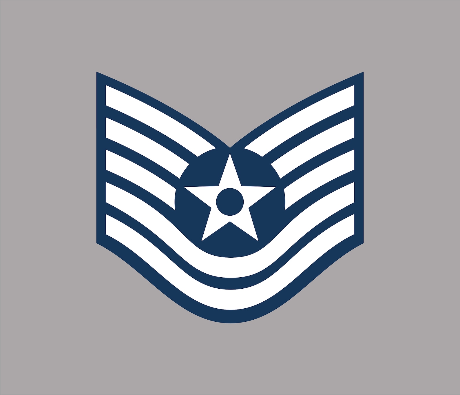 Us Air Force Technical Sergeant E 6 Rank Vinyl Decal Etsy