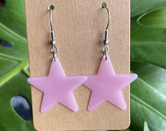 Glow in the Dark Star Earrings | Star Earrings | Glow in the Dark Earrings | Unique Earrings | Fun Earrings | Silly Earrings