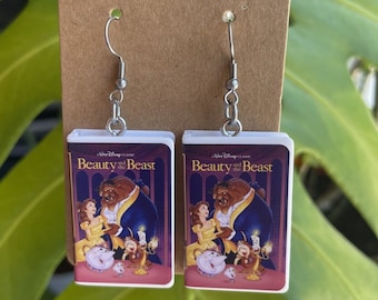 Mini Brand Earrings |Disney VHS Movie Earrings | VHS Earrings | VHS Tape Earrings | Fun Earrings | Unique Earrings | Movie Earrings Part 1