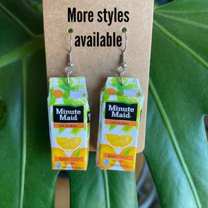 Mini Brands Earrings | Fun Earrings | Food Earrings | Quirky Earrings | Silly Earrings | Funny Earrings | Unique Earrings | Part 26