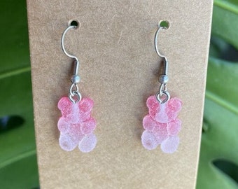 Gummy Bear Earrings | Sugar Gummy Bear Earrings | Candy Earrings