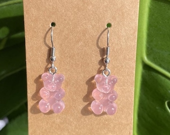 Gummy Bear Earrings, Fun Earrings, Food Earrings