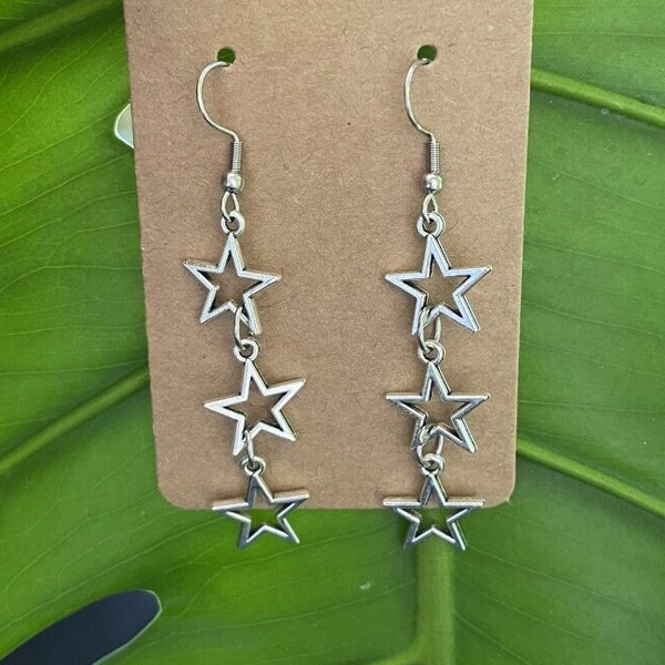Y2k Layered Star Earrings | Star Earrings | Mini Star Earrings