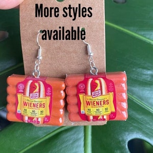 Mini Brand Earrings | Food Earrings | Fun Earrings | Quirky Earrings | Silly Earrings | Unique Earrings | Funny Earrings | Part 2