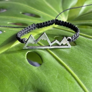 Mountain Bracelet | Friendship Bracelet | Macrame Bracelet | Woven Bracelet | Mountains