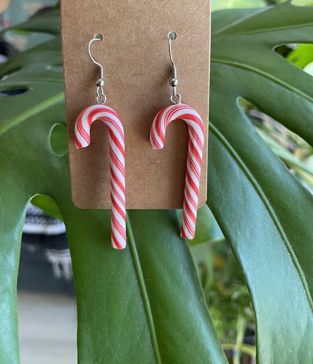 Candy Cane Earrings Christmas Earrings Fun Earrings Cute Earrings