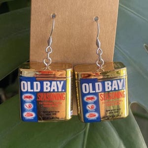 GOLD Mini Brand Earrings | Food Earrings | Fun Earrings | Quirky Earrings | Unique Earrings | Silly Earrings | Part 41