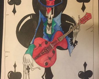 Tyla Dogs D'amour Art Tavern '4 Aces A4 Signed limited prints' eye catching statement piece