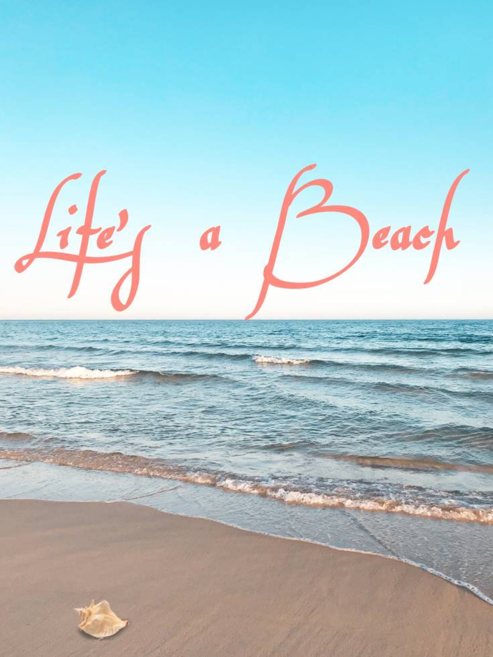 Lifes a Beach Etsy