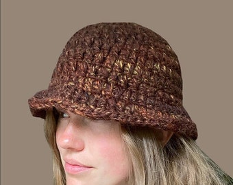 crochet chunky bucket hat