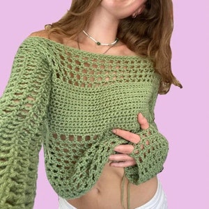 off the shoulder crochet sweater, crochet block sweater. crochet sweater pattern