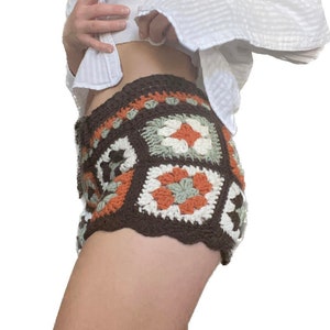 Oma Square Shorts Muster, Häkel Shorts Muster, Häkel Shorts, Frauen Häkel Shorts Muster