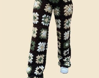 Granny Square Pants Pattern, Crochet pants pattern, unisex crochet pants, unisex crochet pattern