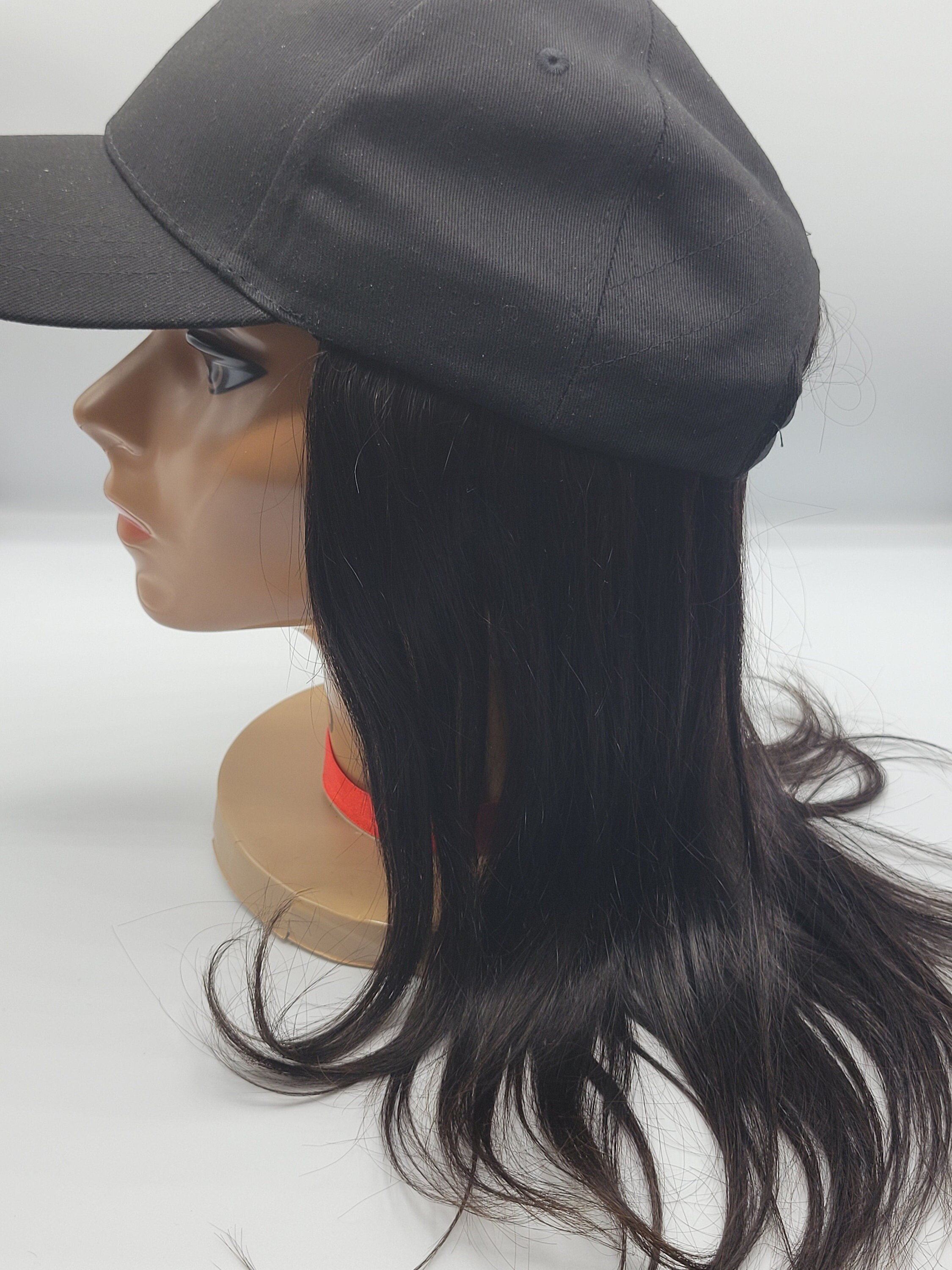 Baseball Hat Wig Etsy Canada