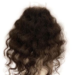 Raw Indian Natural Curly Lace Closure 4 x 4, Raw Hair Closure, Indian Curly Closure, Raw Unprocessed Hair Closure