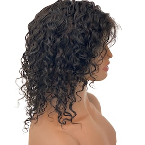 Raw Indian Full Lace Wig-Curly Medium-Large Cap Size