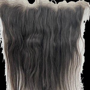 Frontale dritto indonesiano grezzo 13 x 4, frontale indonesiano con capelli grezzi, frontale dritto grezzo non trattato