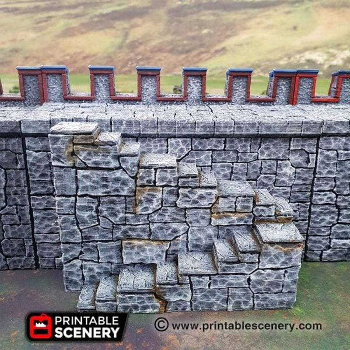 Ironhelm Ramparts - 3D Printed Dwarven Terrain - Etsy
