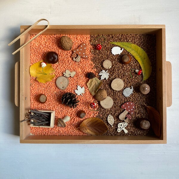 Sensory Tray Herfst
