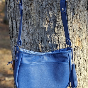 Leather crossbody bag