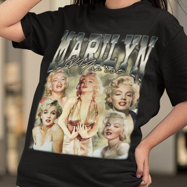 Marilyn Monroe Shirt, Marilyn Monroe 90s' Shirt, Marilyn Monroe T-shirt, Marilyn Monroe Merch Shirt, Marilyn Monroe Clothing Sweatshirt