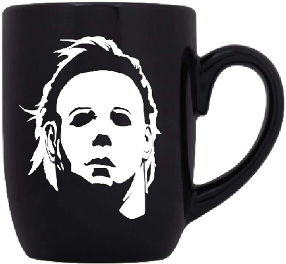 Halloween Michael Myers Black Coffee Mug Cup Gift Home Decor Etsy