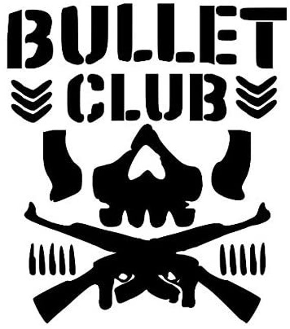Bullet Club Skull Wrestling Wrestler Vinilo Calcomanía - Etsy México