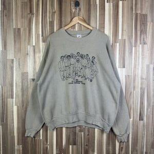 Vintage 90s OJ Simpson Case Rare Sweatshirt OJ Simpson Defense Team Crewneck Case Closed Mens 2XL Brown color