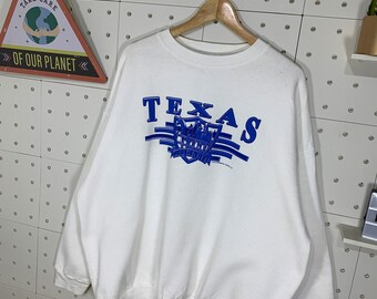 Vintage années 90 Nike brodé swoosh applique beige logo bleu